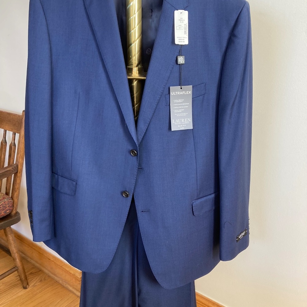 NWTO Ralph Lauren Size 48R/43W Men’s Suit $250  PRICE DROP—GREAT DEAL!!